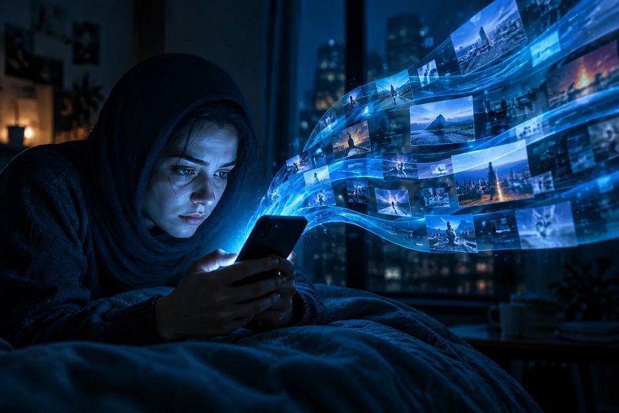 تله اسکرول بی‌پایان؛ چرا نمی‌توانیم دست از گوشی برداریم؟
